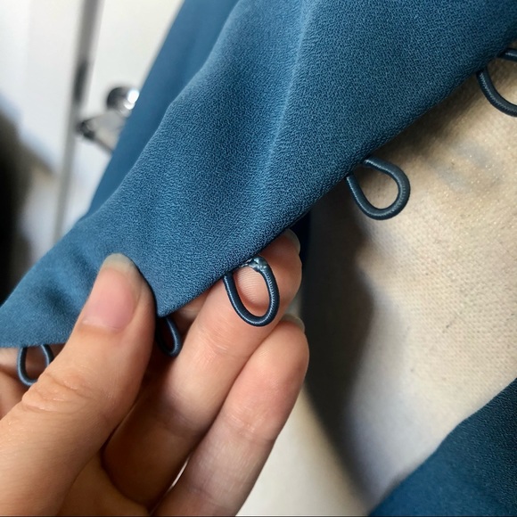 NWT Blue Blouse with Buttons - Picture 8 of 10